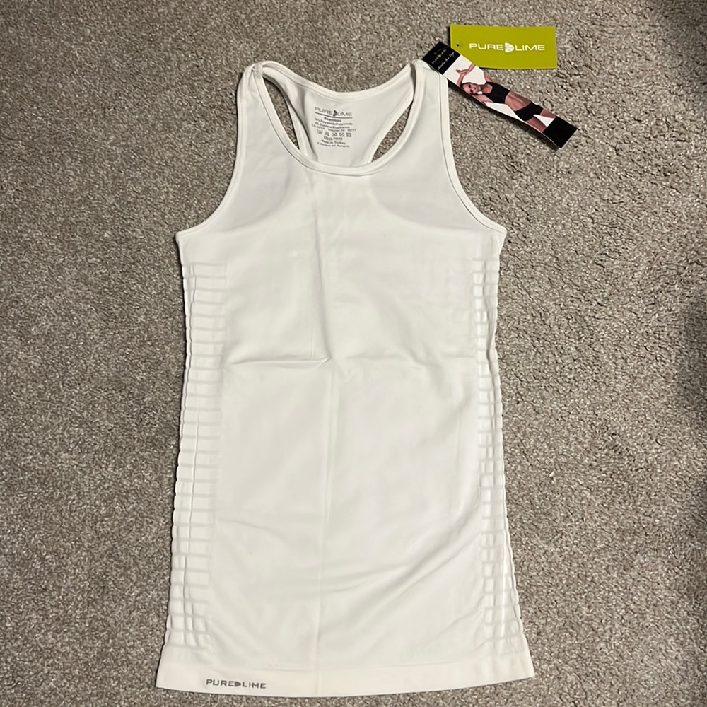 NWT PureLime Seamless Tank Top